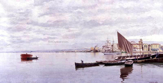  Juan Martinez Abades Puerto de Santander - Canvas Print