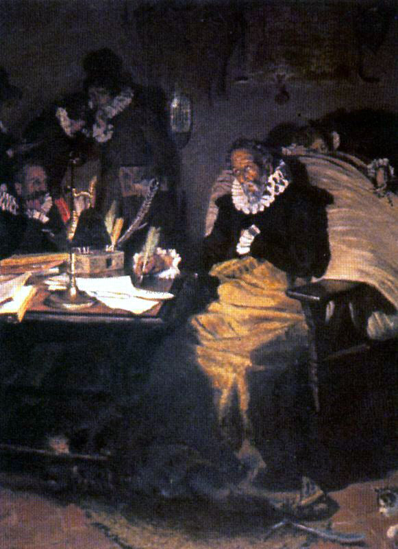  Antonio Munoz Degrain Puesto ya el pie en el estribo - Canvas Print