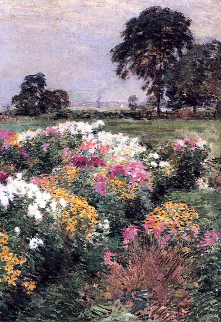  Willard Leroy Metcalf Purple, White and Gold - Canvas Print