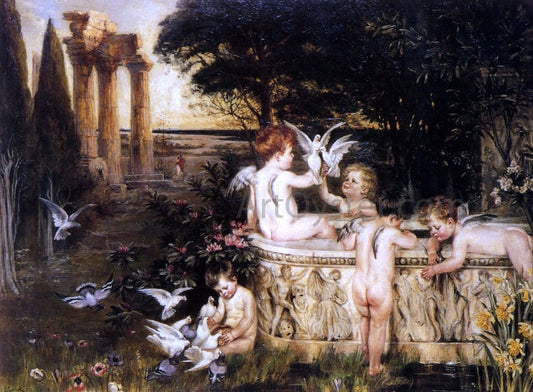  Margarete Loewe Putten - Canvas Print