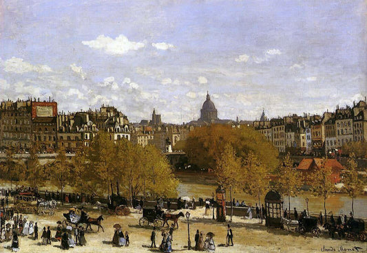  Claude Oscar Monet Quai du Louvre - Canvas Print