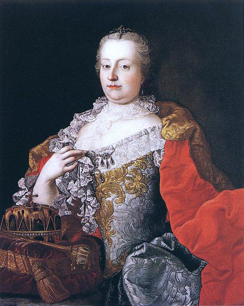  II Meytens Van Queen Maria Theresia - Canvas Print