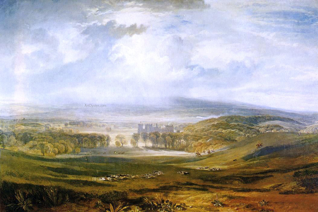 Joseph William Turner Raby Castle, the Seat of the Earl of Darlington - Canvas Print