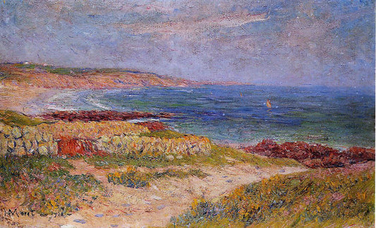  Henri Moret Raguenez Beach, Finistere - Canvas Print
