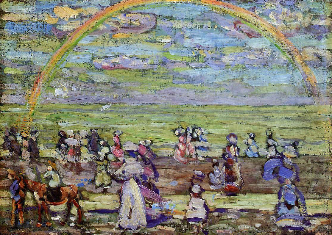  Maurice Prendergast Rainbow - Canvas Print