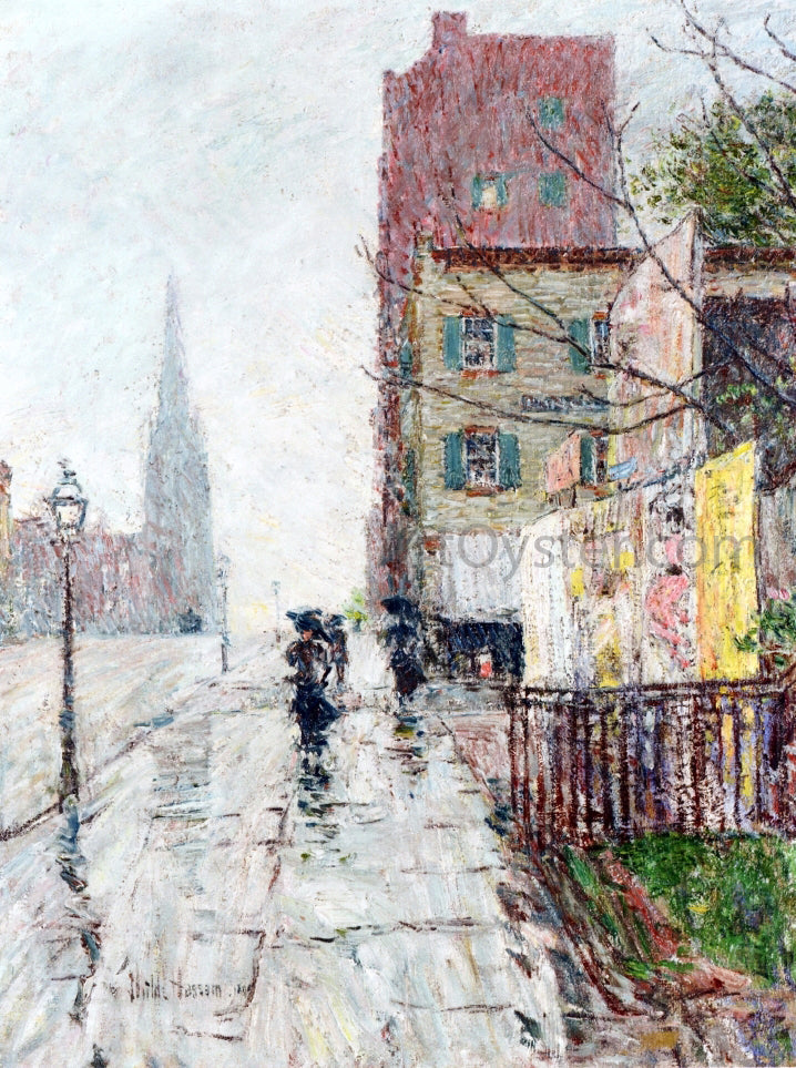  Frederick Childe Hassam A Rainy Day - Canvas Print