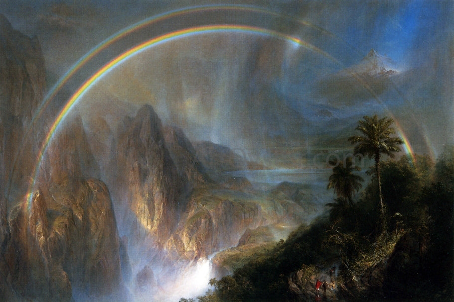  Frederic Edwin Church Rainy Season in the Tropics - Canvas Print