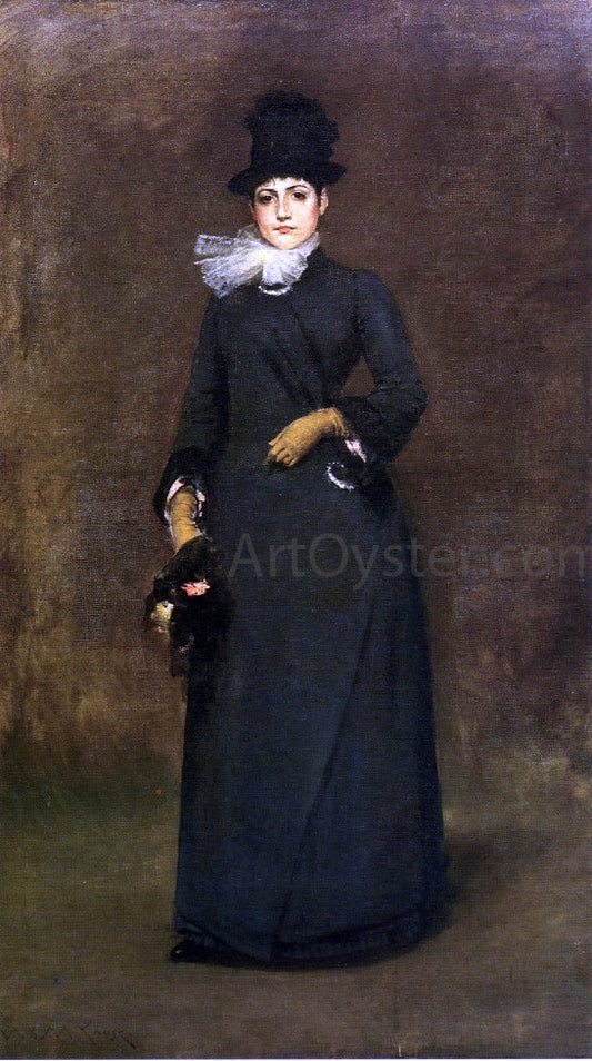  William Merritt Chase Ready for a Walk: Beatrice Clough Bachmann - Canvas Print