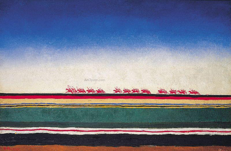  Kazimir Malevich Red Cavalry - Canvas Print