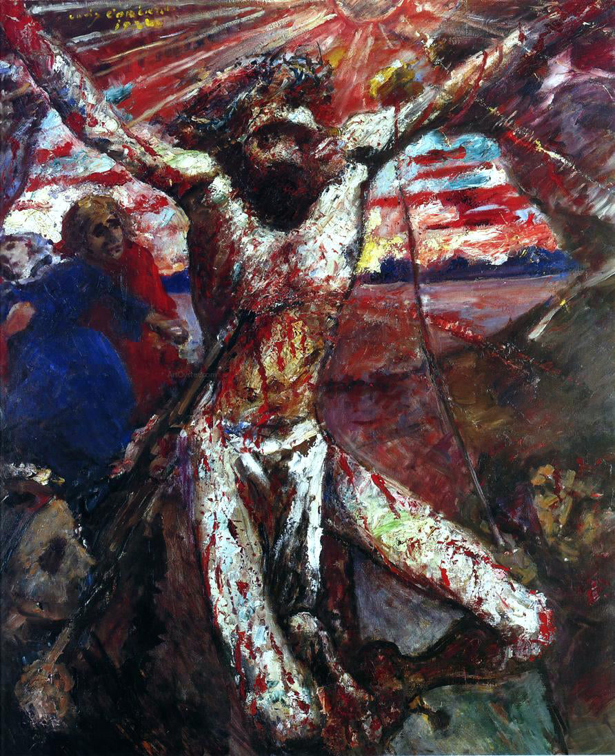  Lovis Corinth Red Christ - Canvas Print