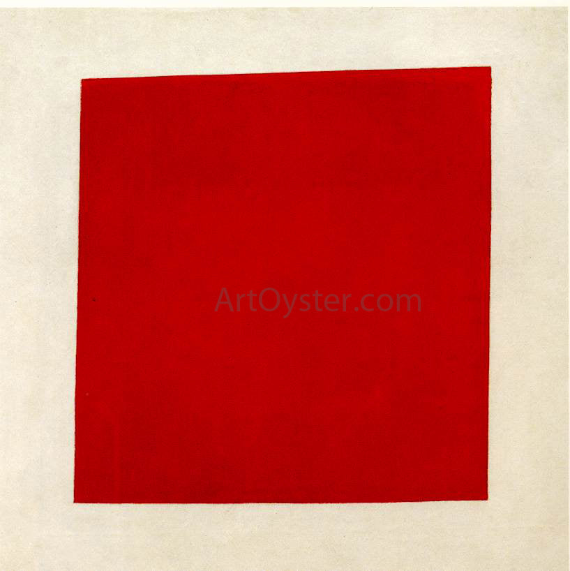  Kazimir Malevich Red Square - Canvas Print