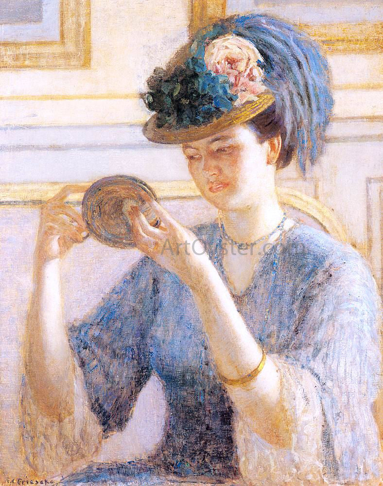  Frederick Carl Frieseke Reflections - Canvas Print