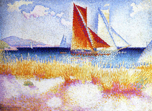  Henri Edmond Cross Regatta - Canvas Print