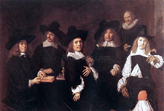  Frans Hals Regents of the Old Men's Alms House - Canvas Print