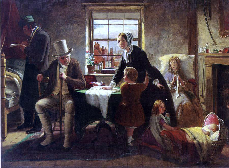  Thomas Brooks Relenting: The silence of pure innocence persuades, where speaking fails (The Winter's Tale) - Canvas Print