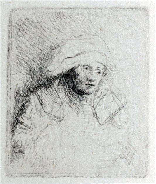  Rembrandt Van Rijn Rembrandt's Wife - Dying - Canvas Print