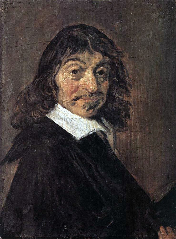  Frans Hals Rena Descartes - Canvas Print