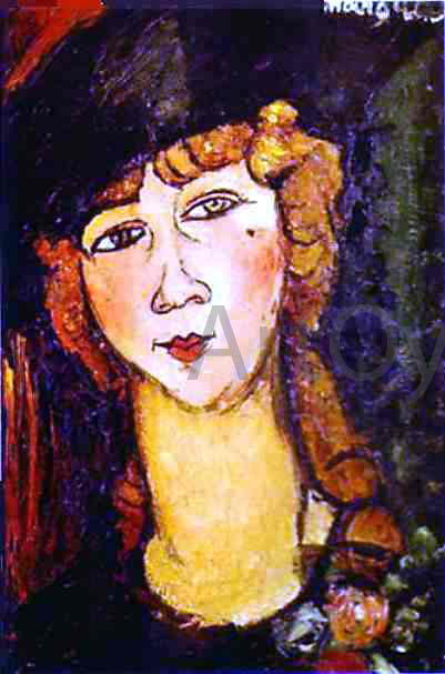  Amedeo Modigliani Renee the Blonde - Canvas Print