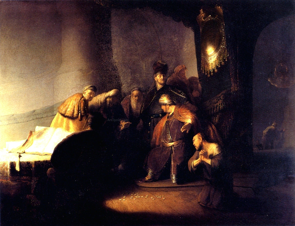  Rembrandt Van Rijn Repentant Judas Returning The Pieces Of Silver - Canvas Print