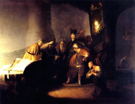  Rembrandt Van Rijn Repentant Judas Returning The Pieces Of Silver - Canvas Print