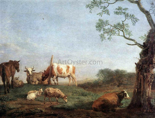  Paulus Potter Resting Herd - Canvas Print