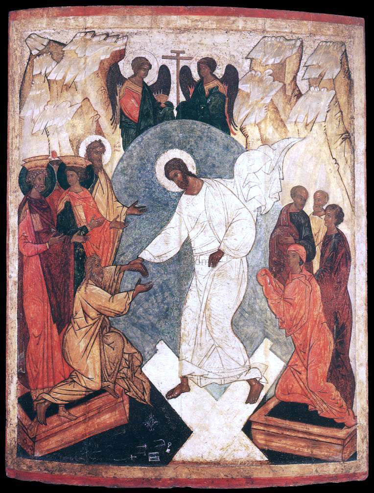  Unknown Painters Masters Resurrection of Christ and the Harrowing of Hell - Canvas Print