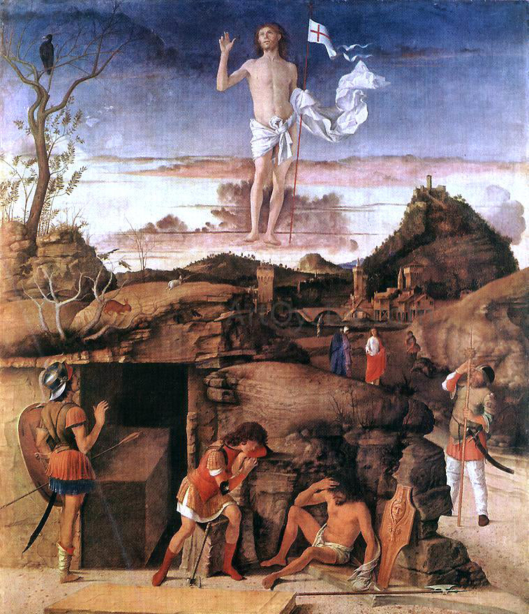  Giovanni Bellini Resurrection of Christ - Canvas Print