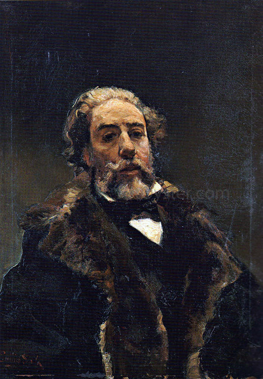  Jose Jimenez Y Aranda Retrato de Emilio Sala - Canvas Print