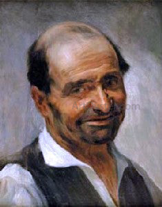  Luis Graner Retrato de Hombre - Canvas Print