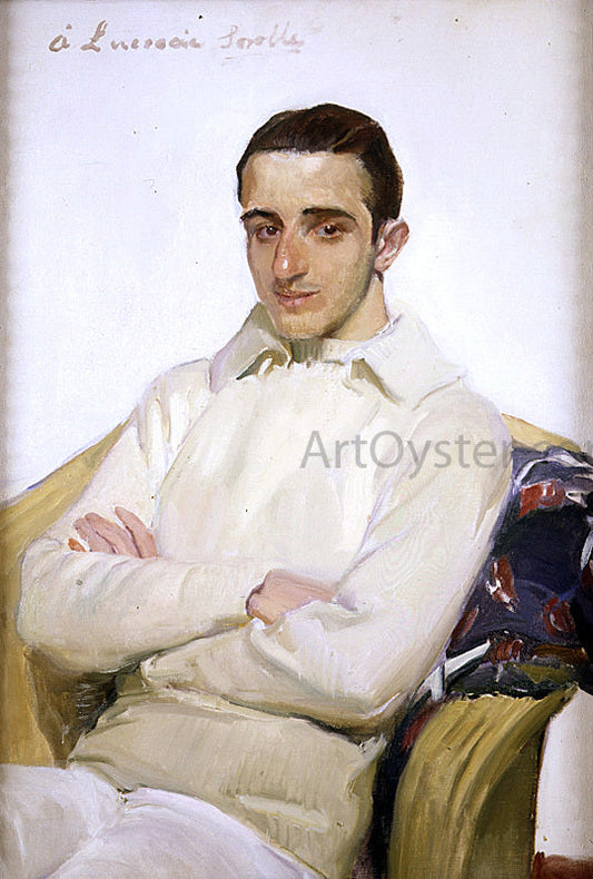  Joaquin Sorolla Y Bastida Retrato de Jose Luis Benlliure Lopez de Arana - Canvas Print
