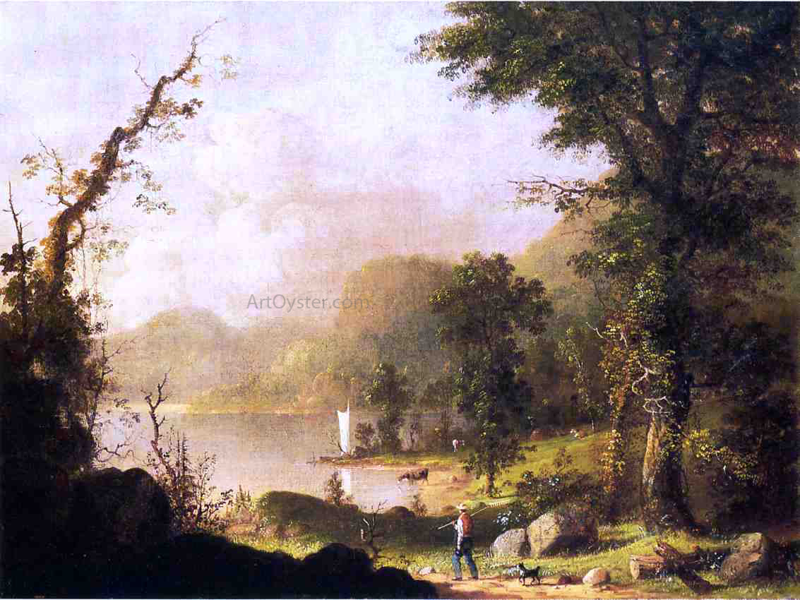  Fredrich Johann Voltz Return from the Fields - Canvas Print