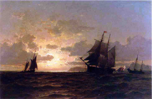  William Bradford Return of the Whales - Canvas Print