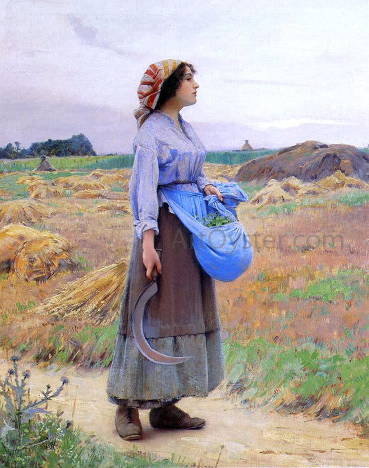  Charles Sprague Pearce Returning from the Fields - Canvas Print