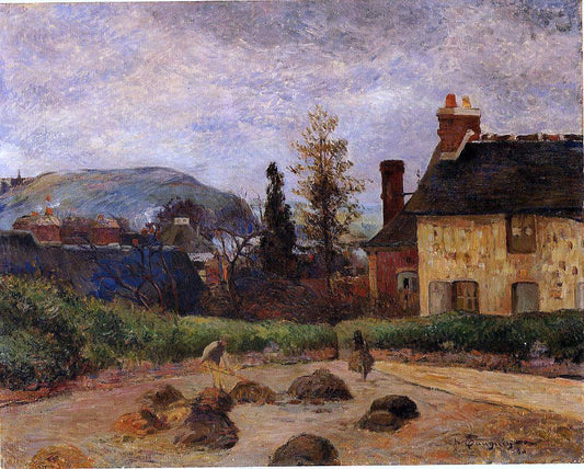  Paul Gauguin Returning from the Harvest (also known as Manuring) - Canvas Print