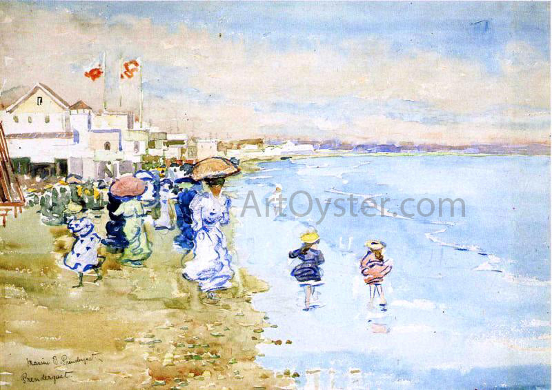  Maurice Prendergast Revere Beach, Boston - Canvas Print