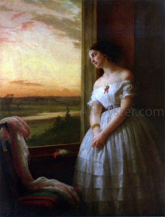  George Cochran Lambdin Reverie - Sunset Musings - Canvas Print