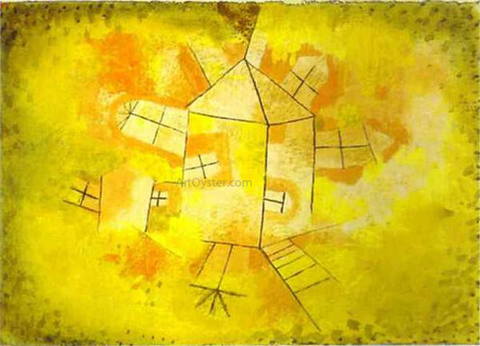  Paul Klee Revolving House - Canvas Print