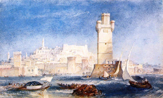  Joseph William Turner Rhodes (for "Lord Byron's Works") - Canvas Print