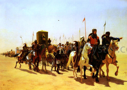 James William Glass Richard, Coeur De Lion, On His Way To Jerusalem - Canvas Print