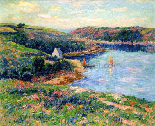  Henri Moret River in Belon - Canvas Print