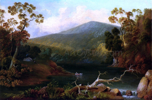  Joshua Shaw River Landscape - Canvas Print