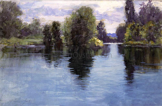  Francis Hopkinson Smith River View - Canvas Print