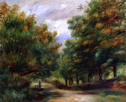  Pierre Auguste Renoir Road near Cagnes - Canvas Print