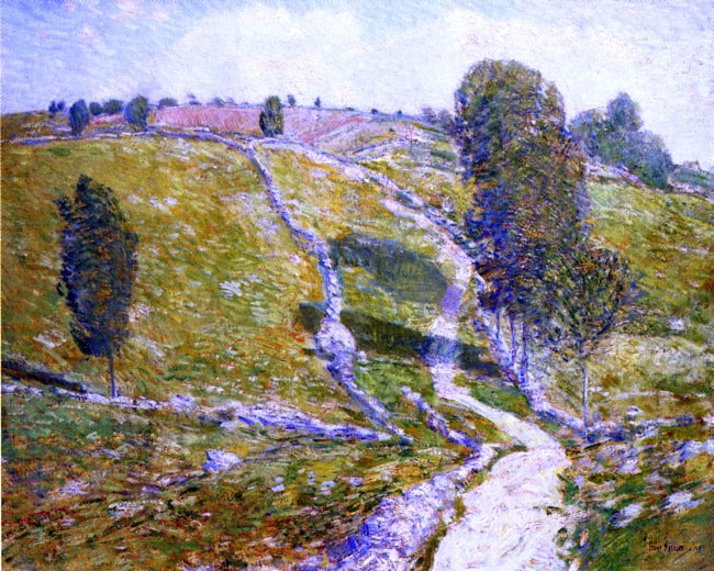  Frederick Childe Hassam Road to the Land of Nod - Canvas Print