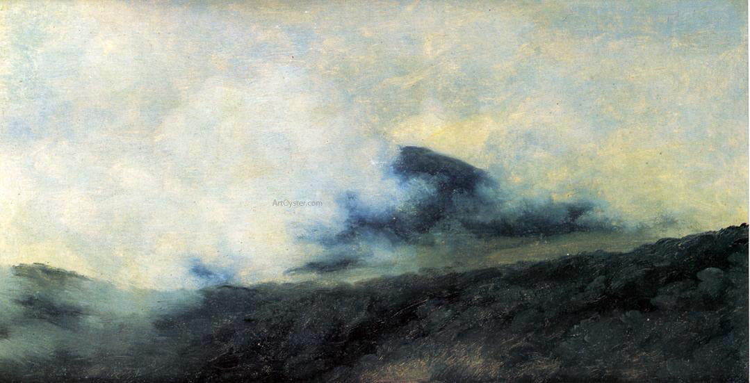  Pierre-Henri De Valenciennes Rocca di Papa in the Mist - Canvas Print