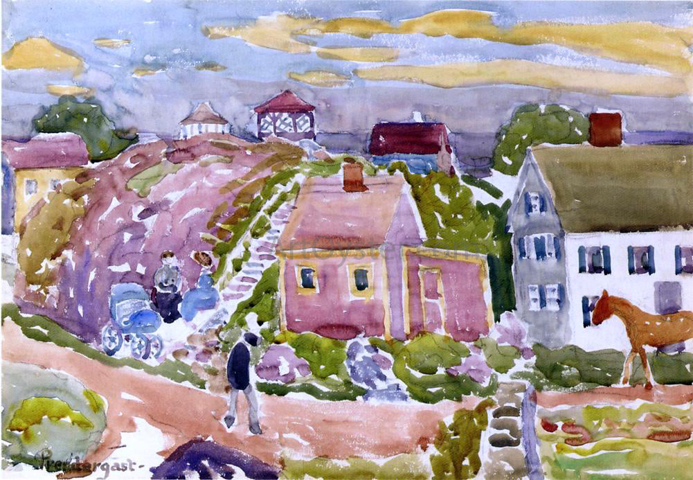  Maurice Prendergast Rockport, Mass. - Canvas Print