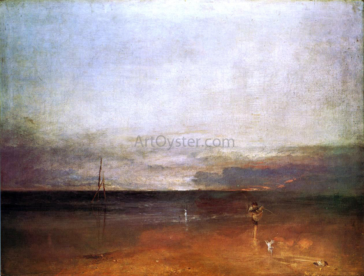  Joseph William Turner Rocky Bay with Figures - Canvas Print