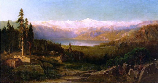  Thomas Hill Rocky Mountains - Canvas Print