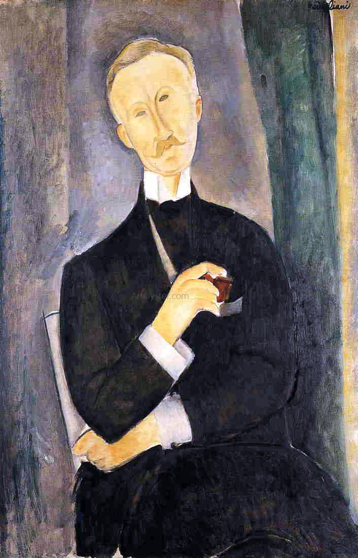  Amedeo Modigliani Roger Dutilleul - Canvas Print