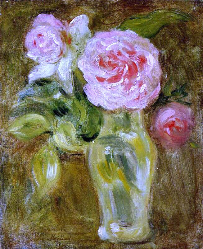  Berthe Morisot Roses - Canvas Print